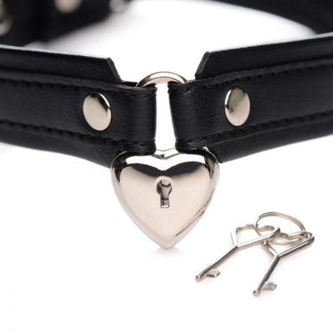 Strict Locking Heart Collar Collars & Leads Strict (ABS)